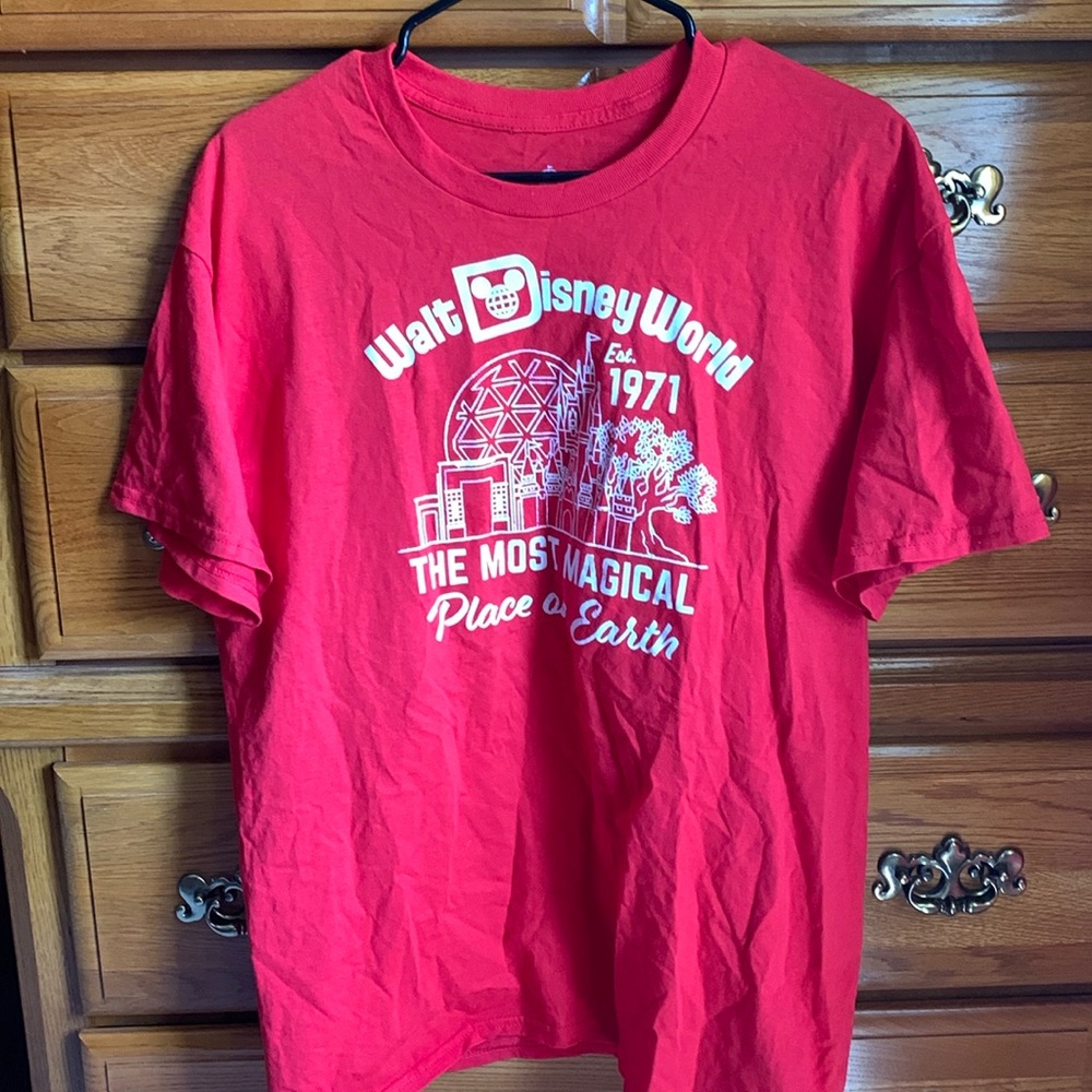 Red Disney M T-Shirt.